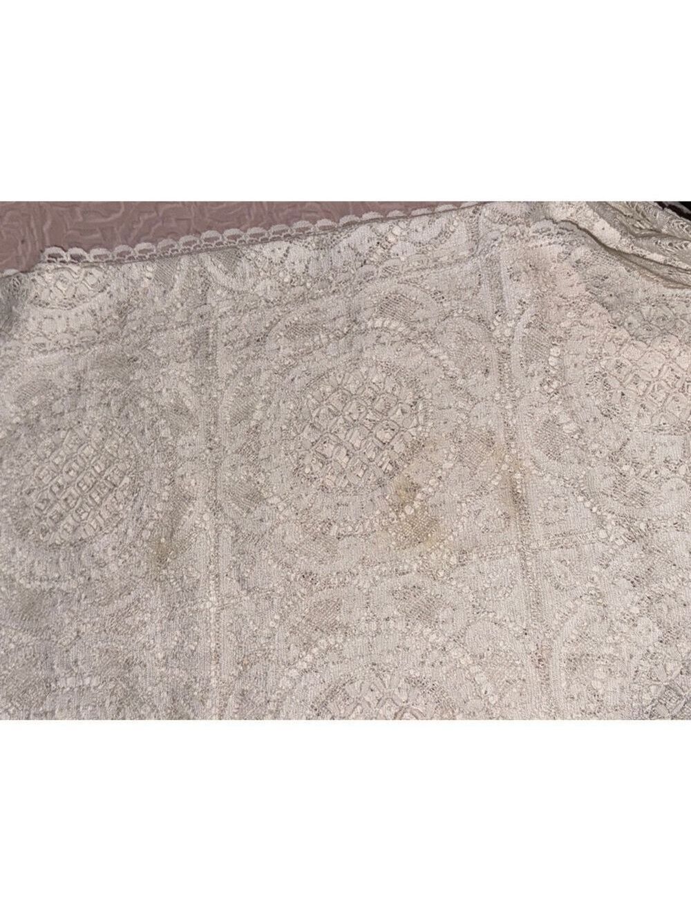 Vintage dollies, eight piece, different sizes, dainty pink old lace - Picture 10 of 13